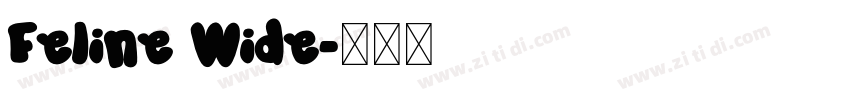 Feline Wide字体转换 Feline Wide字体转换